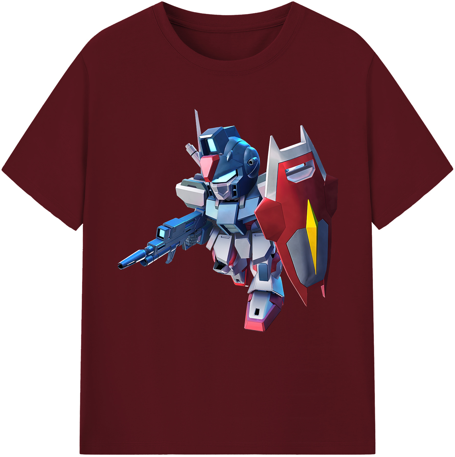 （画像用） 機動戦士ガンダム Mobile Suit Gundam 綿100％半袖Tシャツ（フロントプリント）